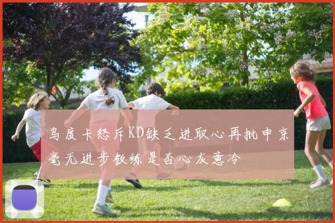乌度卡怒斥KD缺乏进取心再批申京毫无进步教练是否心灰意冷